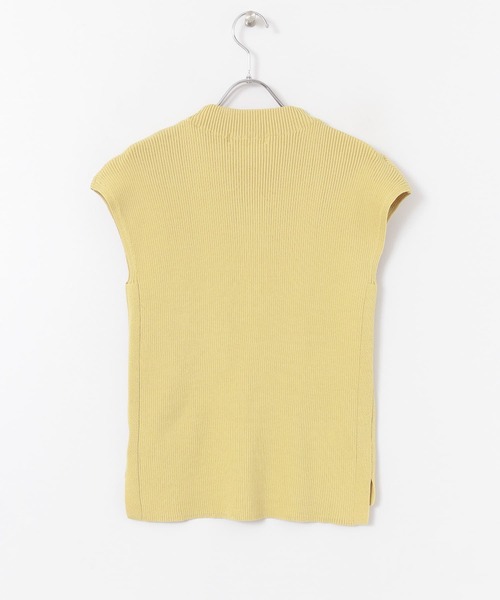 SENSE OF PLACE by URBAN RESEARCH（センスオブプレイスバイアーバンリサーチ）の「モックネックフレンチスリーブセーター（ニット/セーター・レディース・ライトブルー/ブラウン/オフホワイト/イエロー/ライトベージュ/ブラック・FREE）」の14枚目の写真