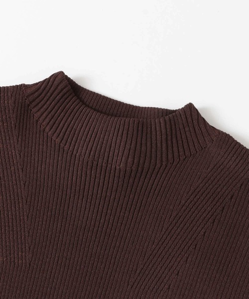 SENSE OF PLACE by URBAN RESEARCH（センスオブプレイスバイアーバンリサーチ）の「モックネックフレンチスリーブセーター（ニット/セーター・レディース・ライトブルー/ブラウン/オフホワイト/イエロー/ライトベージュ/ブラック・FREE）」の17枚目の写真