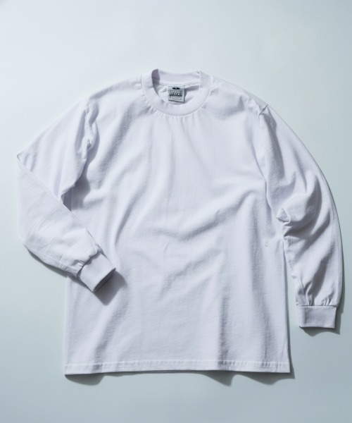 PRO CLUB （プロクラブ）の「【PROCLUB/プロクラブ】Heavyweight Cotton Long Sleeve Crew Neck T-shirt 厚手　ヘビーウェイト　ロンTシャツ　無地　ユニセックス クルーネック（Tシャツ/カットソー・メンズ・ホワイト/ブラック・SMALL/MEDIUM/LARGE/X-LARGE）」の12枚目の写真