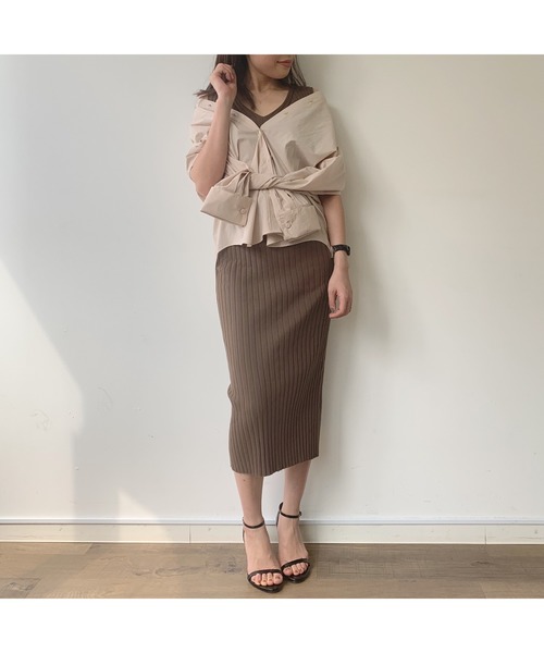 LOUNIE ブラウン ノースリーブドレス 商品一覧｜LOUNIE（ルーニィ