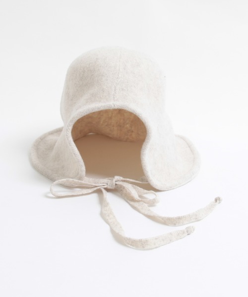 and R（アンドアール）の「バックリボンハット（ハット・レディース・ブラック/オートミール・FREE）」の8枚目の写真