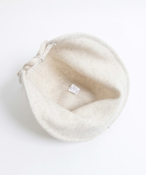 and R（アンドアール）の「バックリボンハット（ハット・レディース・ブラック/オートミール・FREE）」の9枚目の写真