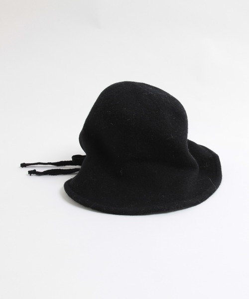 and R（アンドアール）の「バックリボンハット（ハット・レディース・ブラック/オートミール・FREE）」の10枚目の写真