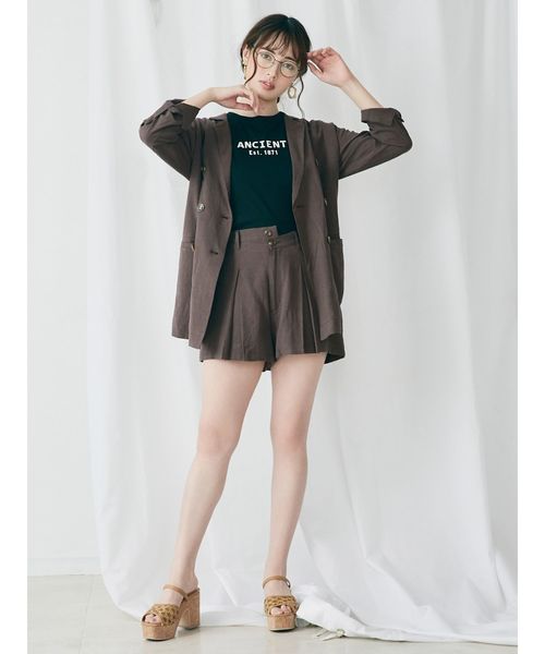 dazzlin（ダズリン）の「シンプルコルクヒールサンダル（サンダル・レディース・ベージュ/ブラック/ブラウン・SMALL/MEDIUM/LARGE）」の6枚目の写真