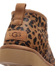 【一回着用】UGG アグ/クラシックウルトラミニレオパード/22cm/ 一回着用】UGG アグ/クラシックウルトラミニレオパード/22cm