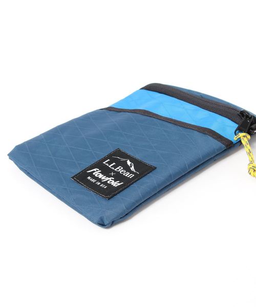 L.L.Bean（エルエルビーン）の「エル・エル・ビーン x フローフォールド・クロスボディ・ポーチ、スモール（ショルダーバッグ・レディース・ネイビー/ヘザーグレー/カーキブラウン/グレー×ホワイト・ONE SIZE）」の10枚目の写真