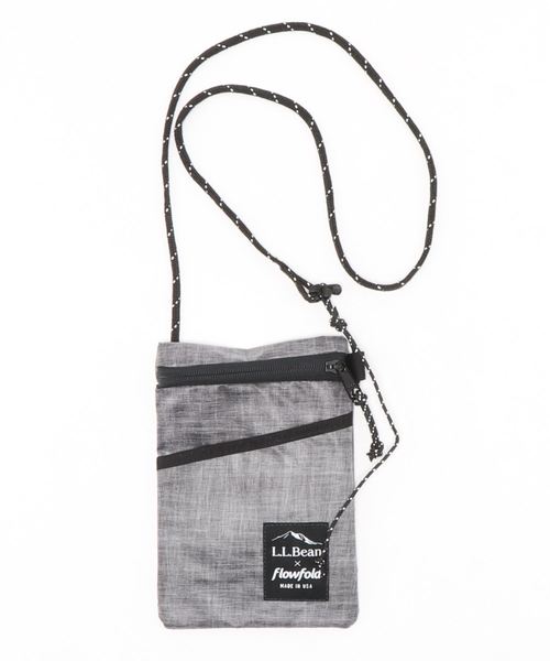 L.L.Bean（エルエルビーン）の「エル・エル・ビーン x フローフォールド・クロスボディ・ポーチ、スモール（ショルダーバッグ・レディース・ネイビー/ヘザーグレー/カーキブラウン/グレー×ホワイト・ONE SIZE）」の11枚目の写真