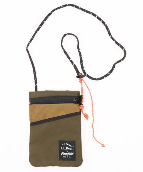 L.L.Bean（エルエルビーン）の「エル・エル・ビーン x フローフォールド・クロスボディ・ポーチ、スモール（ショルダーバッグ・レディース・ネイビー/ヘザーグレー/カーキブラウン/グレー×ホワイト・ONE SIZE）」の13枚目の写真