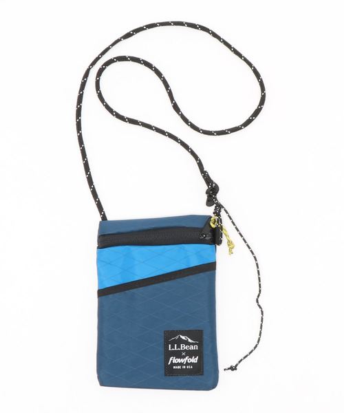 L.L.Bean（エルエルビーン）の「エル・エル・ビーン x フローフォールド・クロスボディ・ポーチ、スモール（ショルダーバッグ・レディース・ネイビー/ヘザーグレー/カーキブラウン/グレー×ホワイト・ONE SIZE）」の14枚目の写真