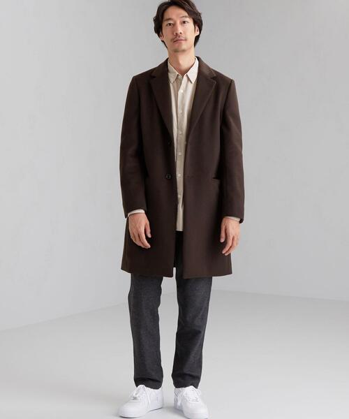 green label relaxing（グリーンレーベルリラクシング）の「CSM S100 ショート ビーバー チェスター コート ＃（チェスターコート・メンズ・オリーブ/その他2/ブラウン/ネイビー/その他1・XXL/XL/S/M/L/XS）」の9枚目の写真