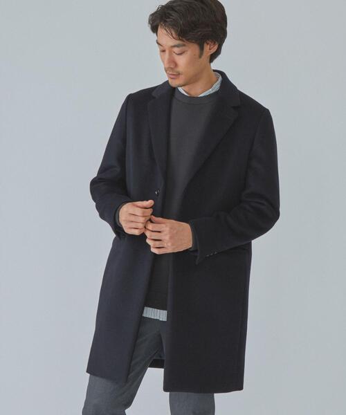 green label relaxing（グリーンレーベルリラクシング）の「CSM S100 ショート ビーバー チェスター コート ＃（チェスターコート・メンズ・オリーブ/その他2/ブラウン/ネイビー/その他1・XXL/XL/S/M/L/XS）」の7枚目の写真