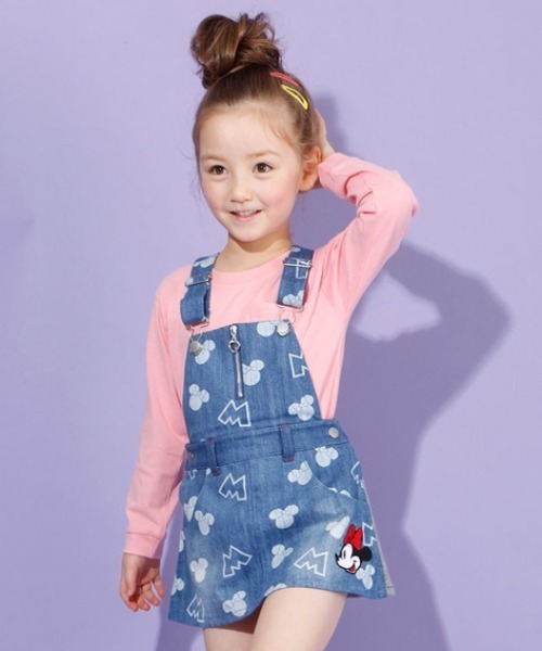 ディズニー 抜染デニムジャンスカ 4522k ワンピース Disney ディズニー のファッション通販 Zozotown