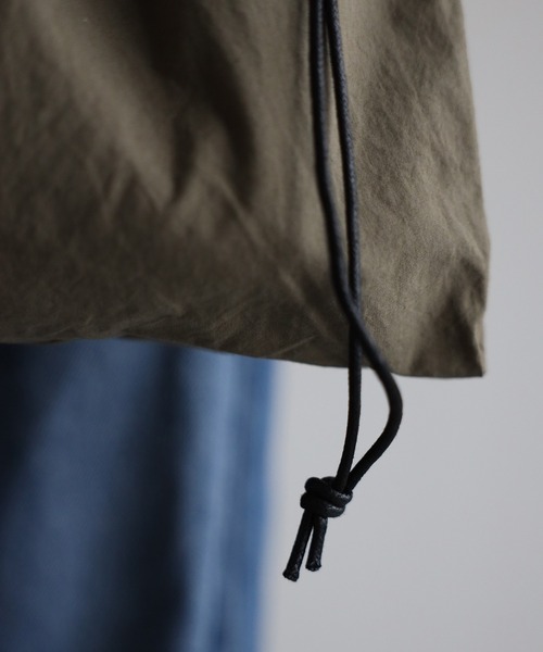 GUSCIO(グッシオ)の「【グッシオベーシック】巾着バッグ エコバッグ マルシェバッグ コンビニバッグ(エコバッグ/サブバッグ・レディース・ブラック/ベージュ/ピンク/ブルー/グリーン/マスタード・FREE)」の14枚目の写真