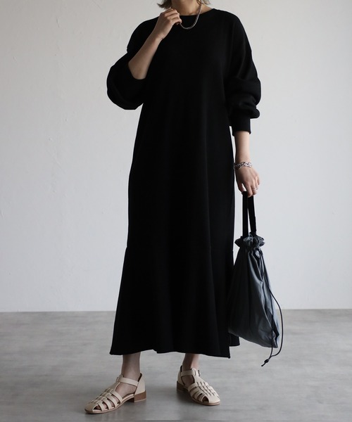 GUSCIO(グッシオ)の「【グッシオベーシック】巾着バッグ エコバッグ マルシェバッグ コンビニバッグ(エコバッグ/サブバッグ・レディース・ブラック/ベージュ/ピンク/ブルー/グリーン/マスタード・FREE)」の16枚目の写真