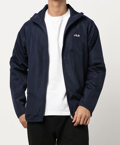 FILA(フィラ)の「【FILA / フィラ】タフタ×裏トリコットスタンドジャケット / ユニセックス アウター アウトドア スポーティー(その他アウター・メンズ・チャコールグレー/ブラック/ネイビー/ロイヤルブルー・MEDIUM/LARGE/X-LARGE)」の3枚目の写真