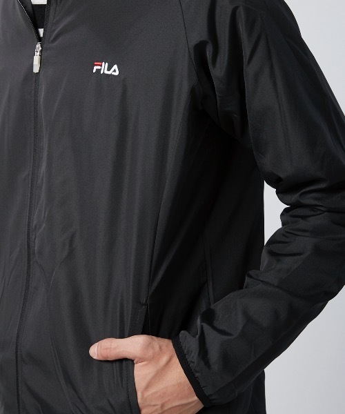 FILA(フィラ)の「【FILA / フィラ】タフタ×裏トリコットスタンドジャケット / ユニセックス アウター アウトドア スポーティー(その他アウター・メンズ・チャコールグレー/ブラック/ネイビー/ロイヤルブルー・MEDIUM/LARGE/X-LARGE)」の7枚目の写真