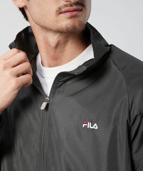 FILA(フィラ)の「【FILA / フィラ】タフタ×裏トリコットスタンドジャケット / ユニセックス アウター アウトドア スポーティー(その他アウター・メンズ・チャコールグレー/ブラック/ネイビー/ロイヤルブルー・MEDIUM/LARGE/X-LARGE)」の9枚目の写真