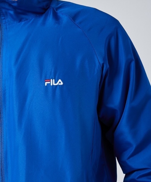 FILA(フィラ)の「【FILA / フィラ】タフタ×裏トリコットスタンドジャケット / ユニセックス アウター アウトドア スポーティー(その他アウター・メンズ・チャコールグレー/ブラック/ネイビー/ロイヤルブルー・MEDIUM/LARGE/X-LARGE)」の8枚目の写真