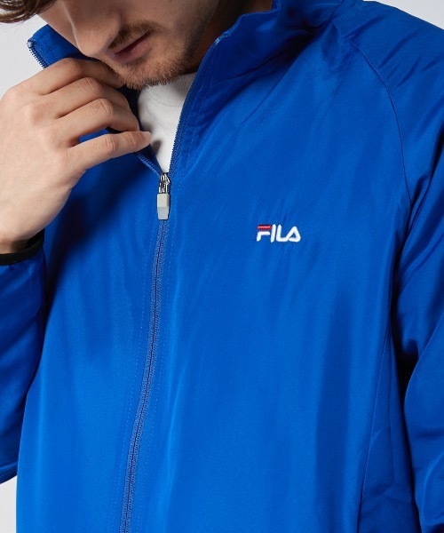FILA(フィラ)の「【FILA / フィラ】タフタ×裏トリコットスタンドジャケット / ユニセックス アウター アウトドア スポーティー(その他アウター・メンズ・チャコールグレー/ブラック/ネイビー/ロイヤルブルー・MEDIUM/LARGE/X-LARGE)」の11枚目の写真