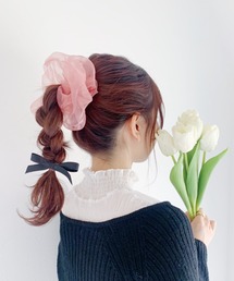 Loueme（ルエム）の「オーロラオーガンジーシュシュ（シュシュ）」