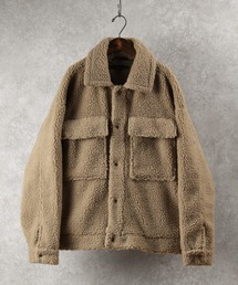 make a ray! | オーバーサイズ シープボア ワイドCPOジャケット/ブルゾン(ブルゾン)