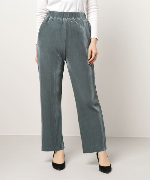 LOWRYS FARM(ローリーズファーム)の「selfcutシャイニープリーツパンツ2 925448(その他パンツ・レディース・チャコールグレー/ブラウン/ブルー/アイボリー・FREE)」の17枚目の写真