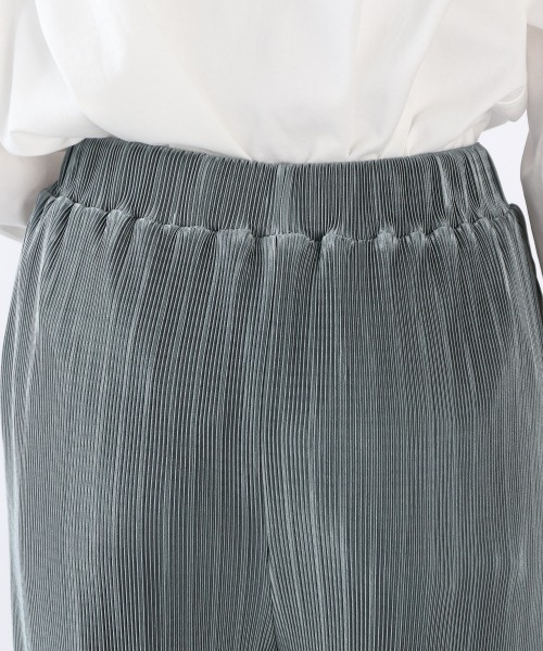 LOWRYS FARM(ローリーズファーム)の「selfcutシャイニープリーツパンツ2 925448(その他パンツ・レディース・チャコールグレー/ブラウン/ブルー/アイボリー・FREE)」の10枚目の写真