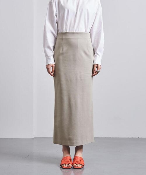 UNITED ARROWS(ユナイテッドアローズ)の「UBCC PONTE ロング タイトスカート†(スカート・レディース・ブラック/ベージュ・36/40/38)」の3枚目の写真