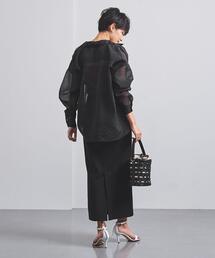 【美品】UNITED ARROWS & SONS 黒 M ロングタイトスカート UNITED ARROWS 「UNITED ARROWS」 タイトスカート 40 ライト