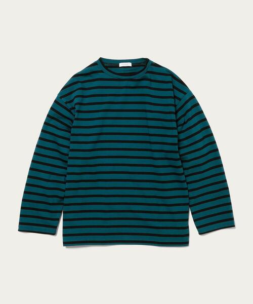 BEAUTY&YOUTH UNITED ARROWS（ビューティーアンドユースユナイテッドアローズ）の「BY クリスピー  バスク ワイドカットソー（Tシャツ/カットソー・メンズ・レッド/ダークグリーン/ブラック・S/XL/L/M）」の3枚目の写真