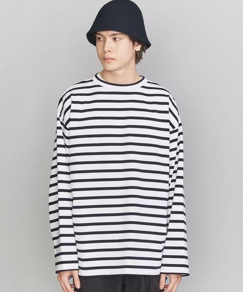 BEAUTY&YOUTH UNITED ARROWS（ビューティーアンドユースユナイテッドアローズ）の「BY クリスピー  バスク ワイドカットソー（Tシャツ/カットソー・メンズ・レッド/ダークグリーン/ブラック・S/XL/L/M）」の17枚目の写真