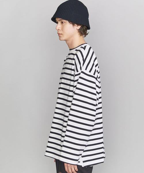 BEAUTY&YOUTH UNITED ARROWS（ビューティーアンドユースユナイテッドアローズ）の「BY クリスピー  バスク ワイドカットソー（Tシャツ/カットソー・メンズ・レッド/ダークグリーン/ブラック・S/XL/L/M）」の18枚目の写真