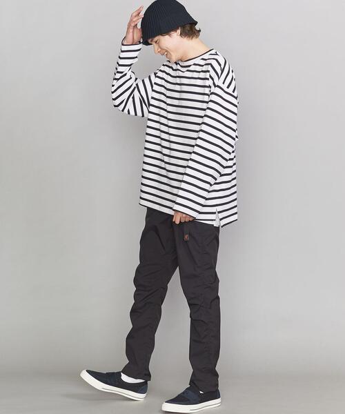 BEAUTY&YOUTH UNITED ARROWS（ビューティーアンドユースユナイテッドアローズ）の「BY クリスピー  バスク ワイドカットソー（Tシャツ/カットソー・メンズ・レッド/ダークグリーン/ブラック・S/XL/L/M）」の21枚目の写真