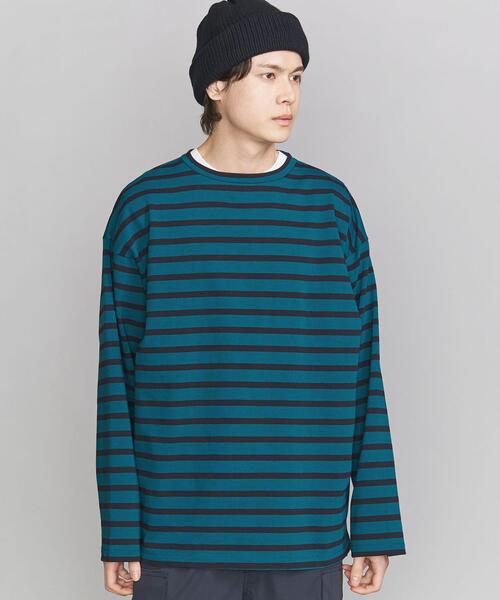 BEAUTY&YOUTH UNITED ARROWS（ビューティーアンドユースユナイテッドアローズ）の「BY クリスピー  バスク ワイドカットソー（Tシャツ/カットソー・メンズ・レッド/ダークグリーン/ブラック・S/XL/L/M）」の11枚目の写真