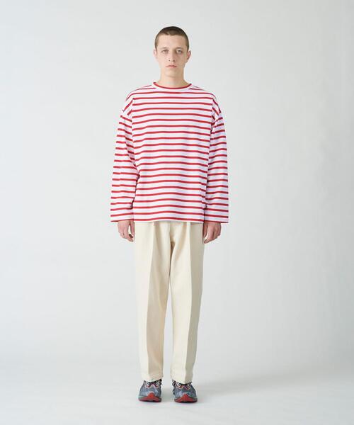 BEAUTY&YOUTH UNITED ARROWS（ビューティーアンドユースユナイテッドアローズ）の「BY クリスピー  バスク ワイドカットソー（Tシャツ/カットソー・メンズ・レッド/ダークグリーン/ブラック・S/XL/L/M）」の12枚目の写真