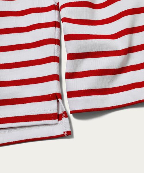 BEAUTY&YOUTH UNITED ARROWS（ビューティーアンドユースユナイテッドアローズ）の「BY クリスピー  バスク ワイドカットソー（Tシャツ/カットソー・メンズ・レッド/ダークグリーン/ブラック・S/XL/L/M）」の10枚目の写真