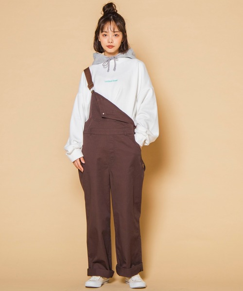 WEGO（ウィゴー）の「WEGO/ヘビーウエイト 刺繍ロゴビッグシルエットスウェットパーカー（パーカー・メンズ・ダークグリーン/ネイビー/オフホワイト・MEDIUM/LARGE）」の15枚目の写真