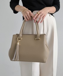 andme | フリンジ付き2wayハンドバッグ(ショルダーバッグ)