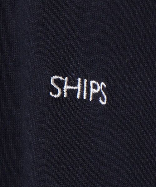 SHIPS（シップス）の「【WEB限定】SHIPS: マイクロ SHIPSロゴ ロングスリーブ Tシャツ (ロンT)（Tシャツ/カットソー・メンズ・ホワイト/ブラック/ベージュ/ネイビー/ラベンダー・MEDIUM/LARGE/X-LARGE）」の15枚目の写真