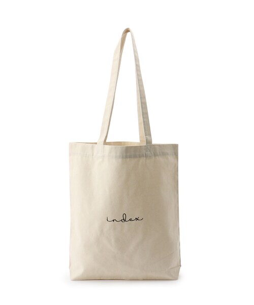 OPAQUE.CLIP（オペークドットクリップ）の「index オリジナルエコバッグ M（エコバッグ/サブバッグ・レディース・オレンジ/ホワイト系その他/ダークネイビー/オレンジ系その他2/ホワイト系/ネイビー系6・99）」の2枚目の写真