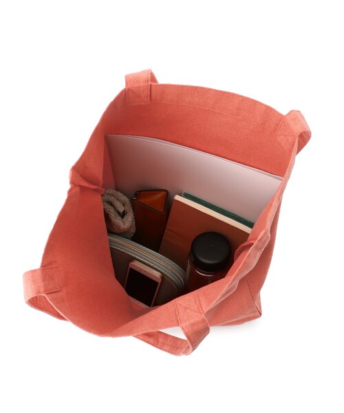 OPAQUE.CLIP（オペークドットクリップ）の「index オリジナルエコバッグ M（エコバッグ/サブバッグ・レディース・オレンジ/ホワイト系その他/ダークネイビー/オレンジ系その他2/ホワイト系/ネイビー系6・99）」の11枚目の写真