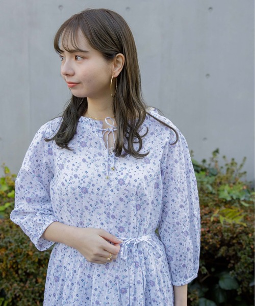 flower（フラワー）の「フローイングフラワーワンピース（ワンピース  