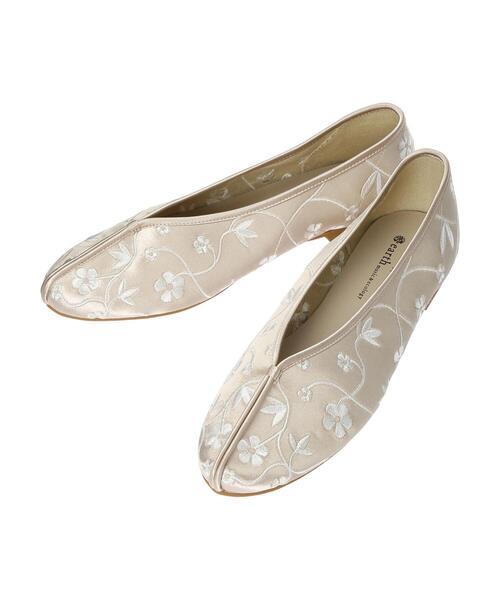 earth music&ecology（アースミュージックアンドエコロジー）の「ORiental TRaffic チャイナシューズ ＊（パンプス・レディース・ベージュ/ピンクベージュ・37/38/39/36）」の15枚目の写真