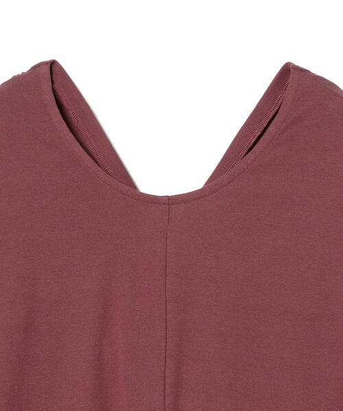 Ray BEAMS（レイビームス）の「Ray BEAMS / バックツイスト ハーフスリーブ Tシャツ（Tシャツ/カットソー・レディース・ブラック/ワイン・ONE SIZE）」の17枚目の写真