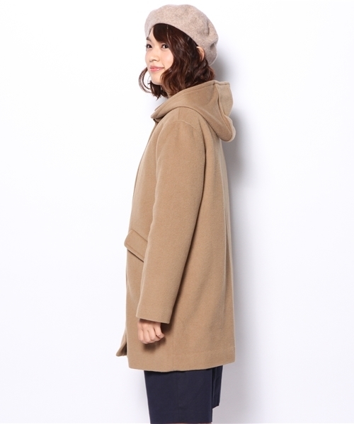 SHIPS for women(シップスフォーウィメン)の「5WAY インナー ダウン付き ウール フードコート(その他アウター・レディース・ベージュ/ネイビー/ライトブルー・38/36)」の5枚目の写真