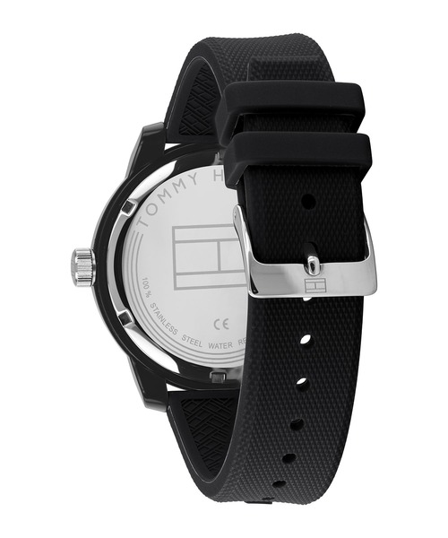 TOMMY HILFIGER(トミーヒルフィガー)の「【TOMMY HILFIGER】トミーヒルフィガー DENIM 1791744 腕時計 クォーツ(アナログ腕時計・メンズ・ブラック・FREE)」の3枚目の写真
