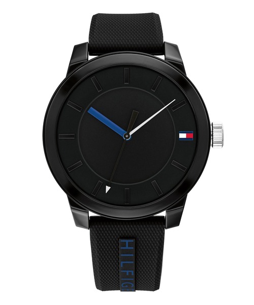TOMMY HILFIGER(トミーヒルフィガー)の「【TOMMY HILFIGER】トミーヒルフィガー DENIM 1791744 腕時計 クォーツ(アナログ腕時計・メンズ・ブラック・FREE)」の4枚目の写真