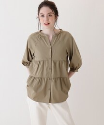 Cutie Blonde | 【S-L】インナー付きティアードブラウス(シャツ/ブラウス)