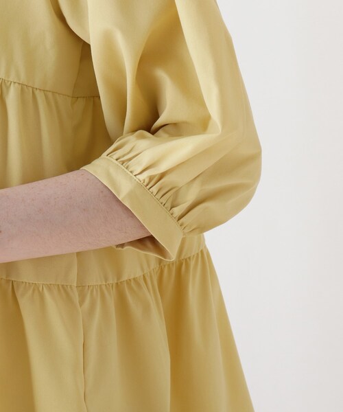 Cutie Blonde(キューティーブロンド)の「◆【S-L/2点セット】ティアードブラウス+インナー(シャツ/ブラウス・レディース・カーキ/マスタード/ナチュラル・01/02/03)」の13枚目の写真