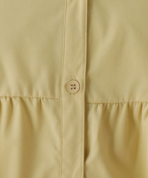 Cutie Blonde(キューティーブロンド)の「◆【S-L/2点セット】ティアードブラウス+インナー(シャツ/ブラウス・レディース・カーキ/マスタード/ナチュラル・01/02/03)」の4枚目の写真